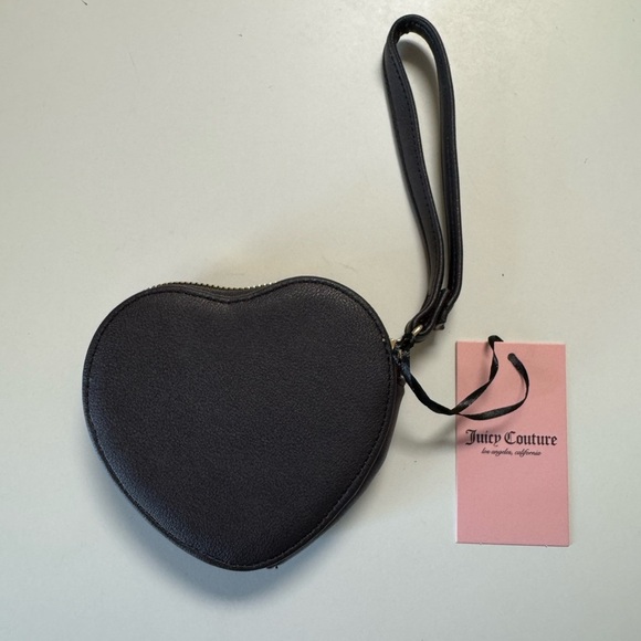 Juicy Couture Heart-Shaped Pink Wristlet - Picture 2 of 2